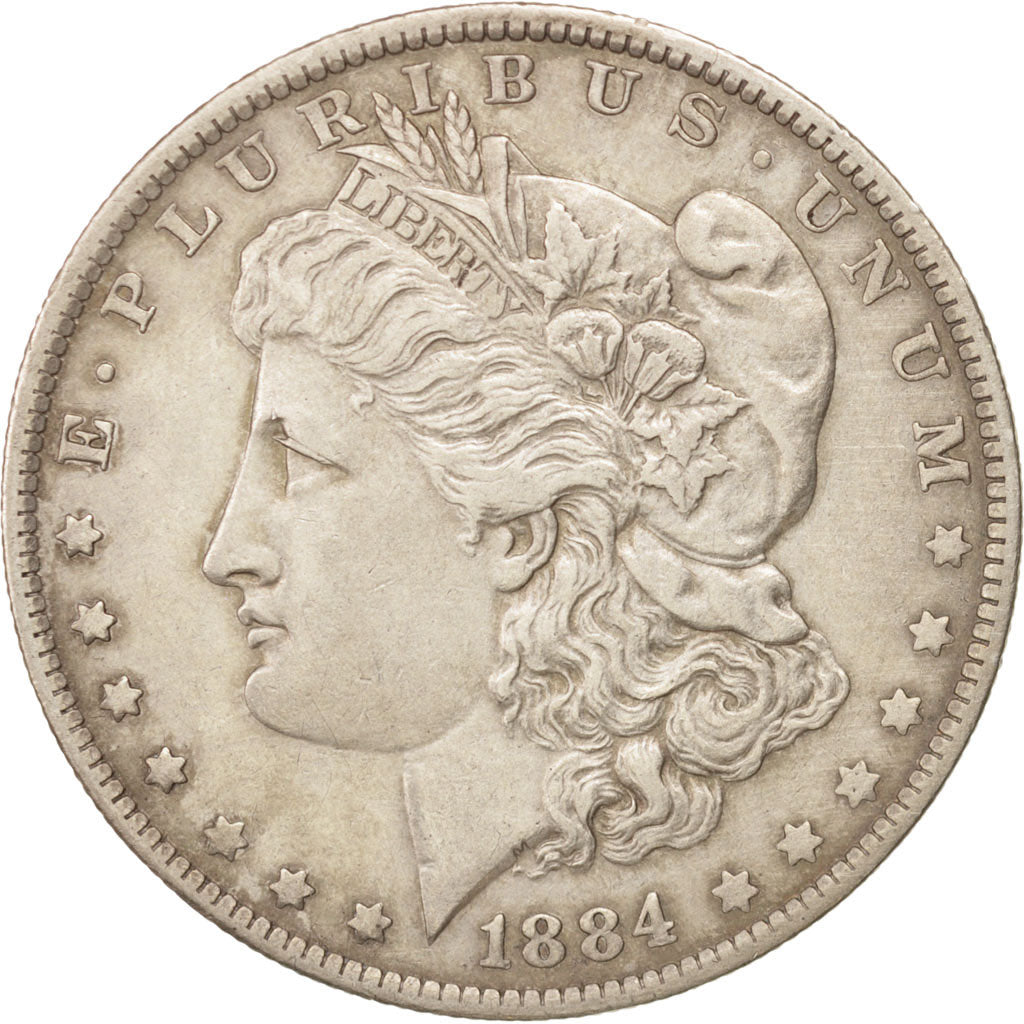 United States, Morgan Dollar, Dollar, 1884, U.S. Mint, New Orleans, AU(55-58)