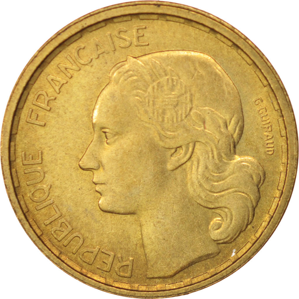 Coin, France, Guiraud, 10 Francs, 1950, Beaumont le Roger, MS(60-62)