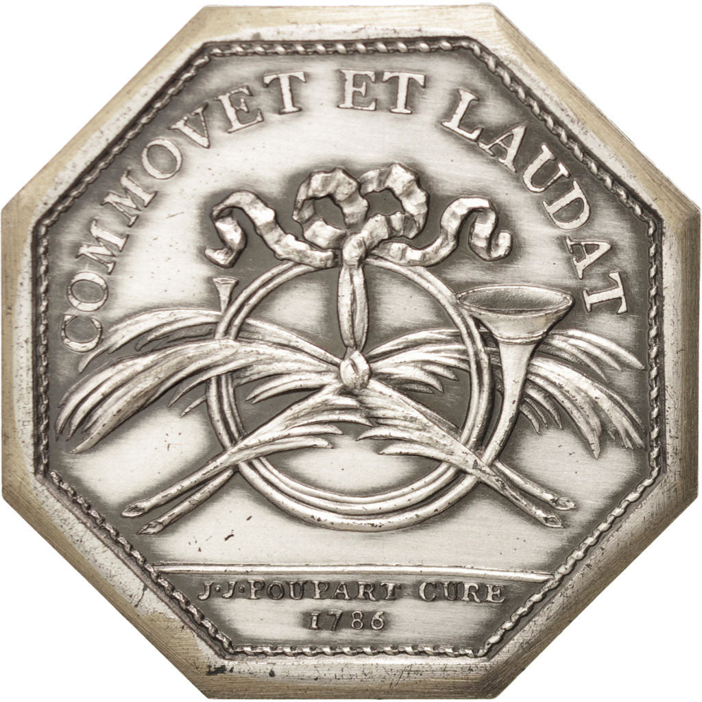 Francia, Token, Industry, Fabrique de St Eustache, 1786, FDC, Argento