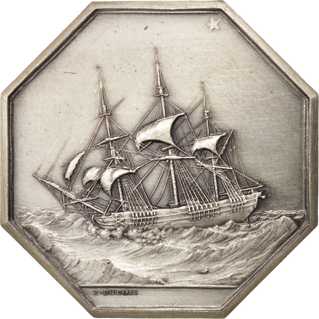 France, Token, Insurance, Compagnie Bordelaise, Assurance Maritime, 1843