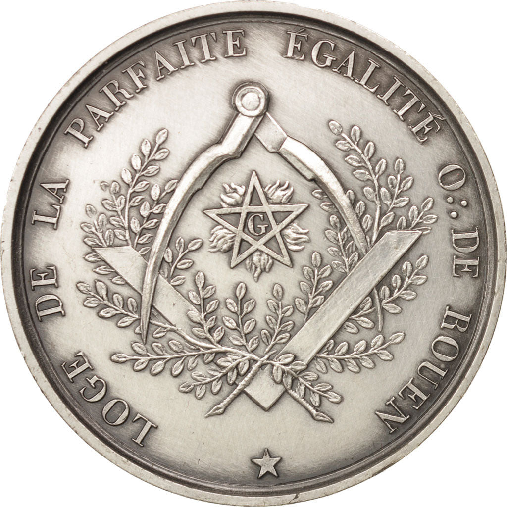 France, Token, Masonic, Orient de Rouen, Loge de la Parfaite Egalité