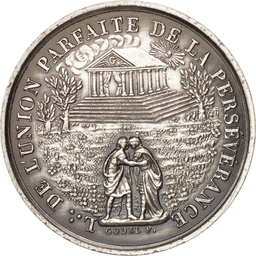 France, Token, Masonic, Orient de paris, Loge de l'Union Parfaite de la
