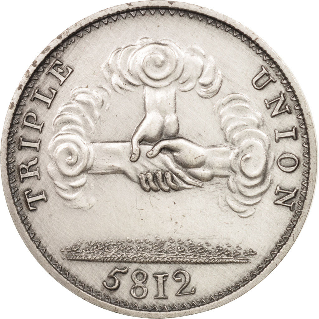 France, Token, Masonic, Orient de Reims, Loge de la Triple Union, 1812