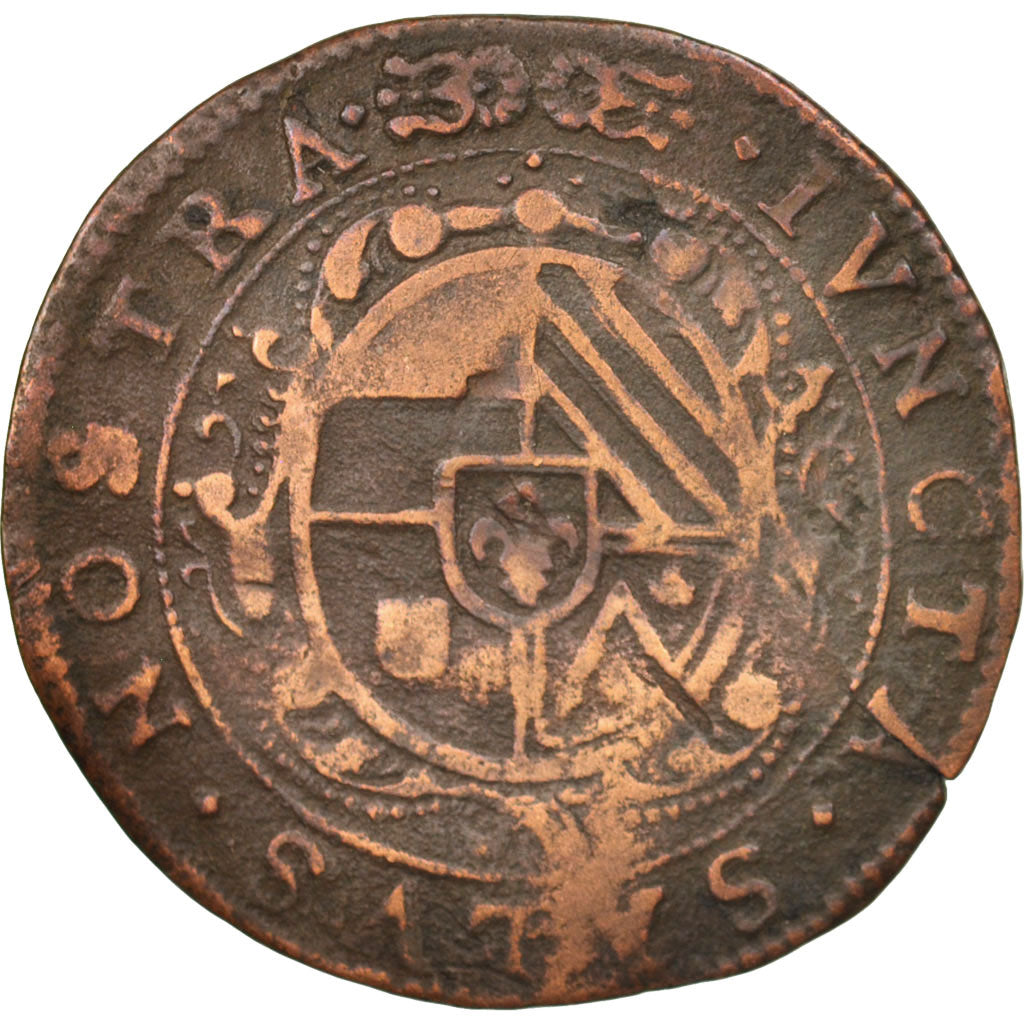 Spanish Netherlands, Token, Spanish Netherlands, Philippe IV, Bruxelles, XVIIth