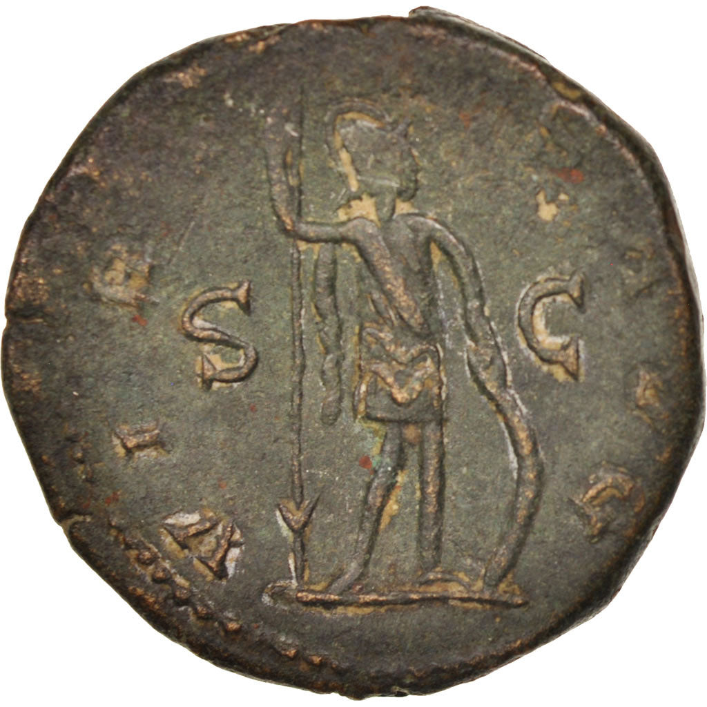 Coin, Postumus, Double Sestertius, AD 261, Trier, AU(50-53), Bronze, Cohen:423