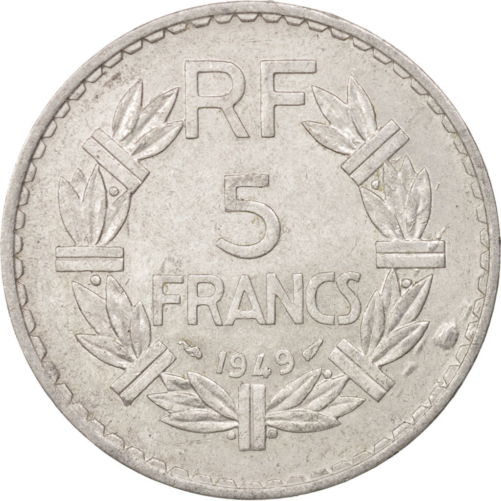 Coin, France, Lavrillier, 5 Francs, 1949, Beaumont - Le Roger, AU(55-58)
