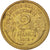Moneda, Francia, Morlon, 2 Francs, 1938, Paris, MBC+, Aluminio - bronce, KM:886