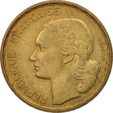 Munten, Frankrijk, Guiraud, 20 Francs, 1951, Paris, ZF+, Aluminum-Bronze