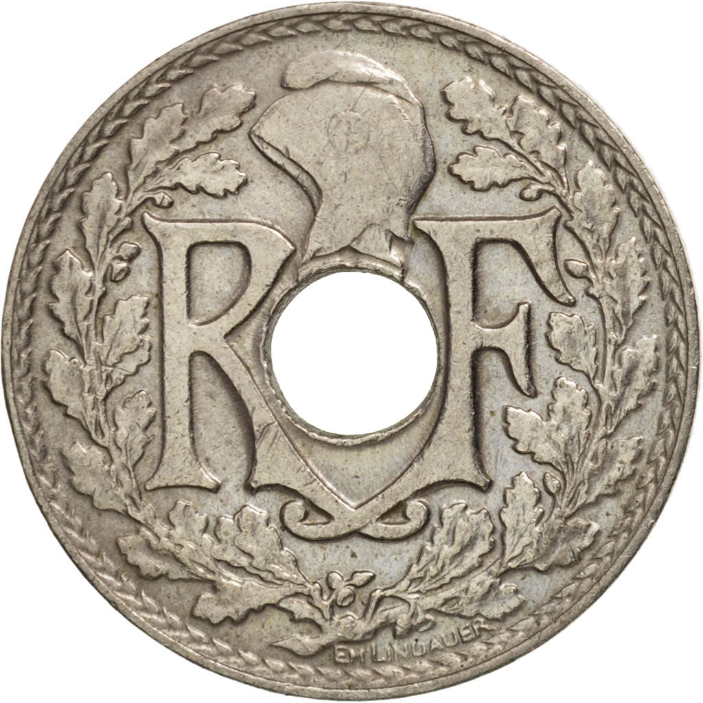 Coin, France, Lindauer, 5 Centimes, 1934, AU(50-53), Copper-nickel, KM:875