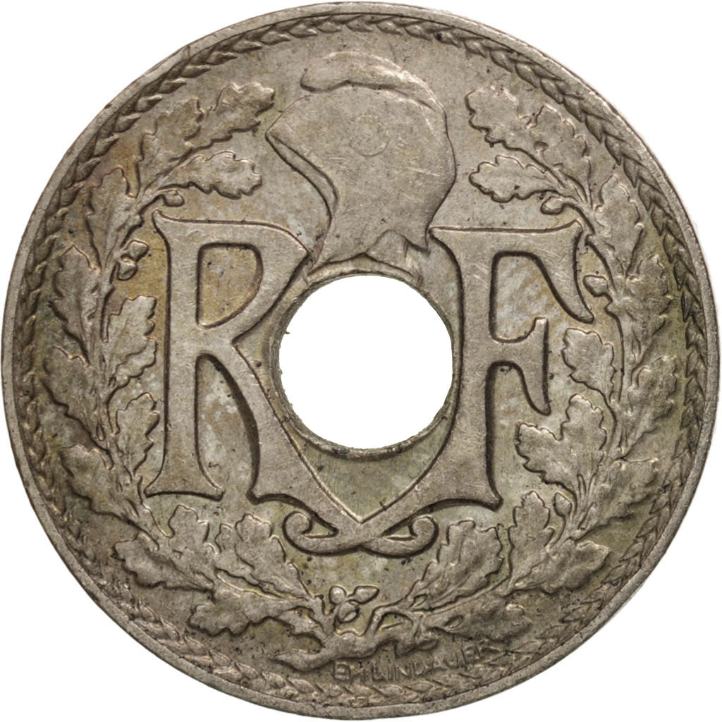 Coin, France, Lindauer, 5 Centimes, 1937, MS(60-62), Copper-nickel, KM:875