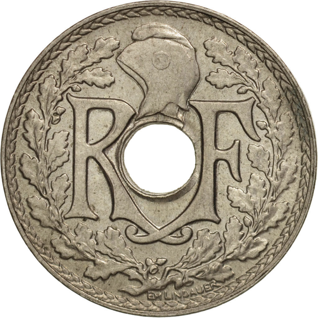 France, Lindauer, 5 Centimes, 1939, AU(55-58), Nickel-Bronze, KM:875a
