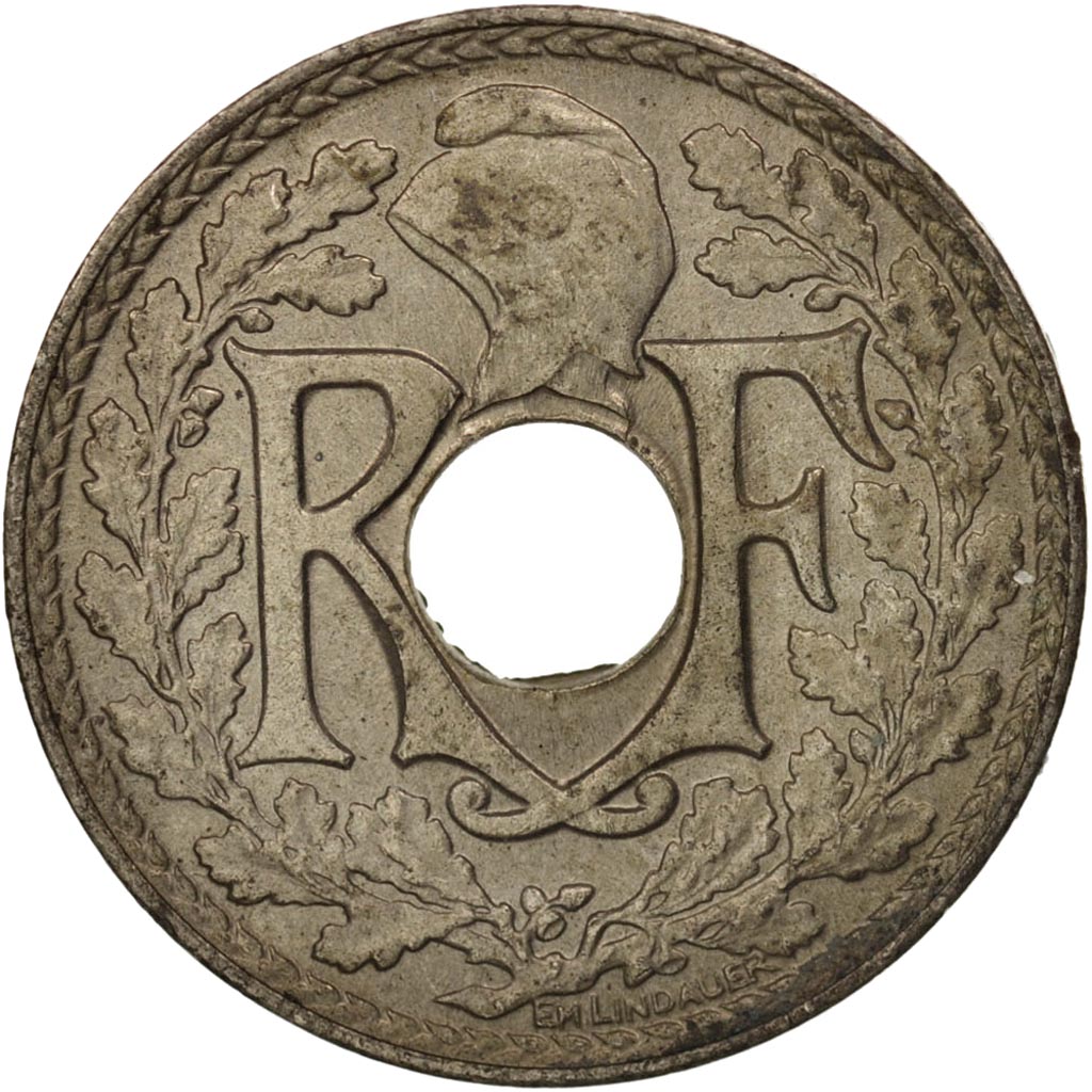 Coin, France, Lindauer, 5 Centimes, 1938, Paris, MS(60-62), Nickel-Bronze