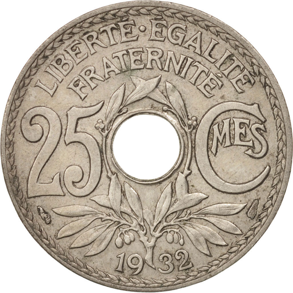 Monnaie, France, Lindauer, 25 Centimes, 1932, SUP, Copper-nickel, KM:867a