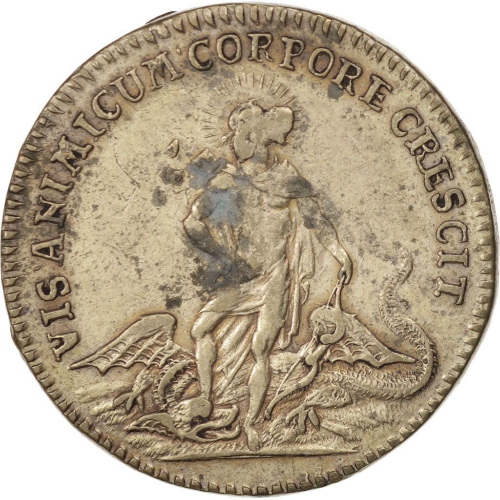 France, Token, Royal, Louis XV, AU(50-53), Silvered bronze