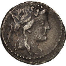 Coin, Volteia, Denarius, 76 BC, Roma, EF(40-45), Silver, Sear:3