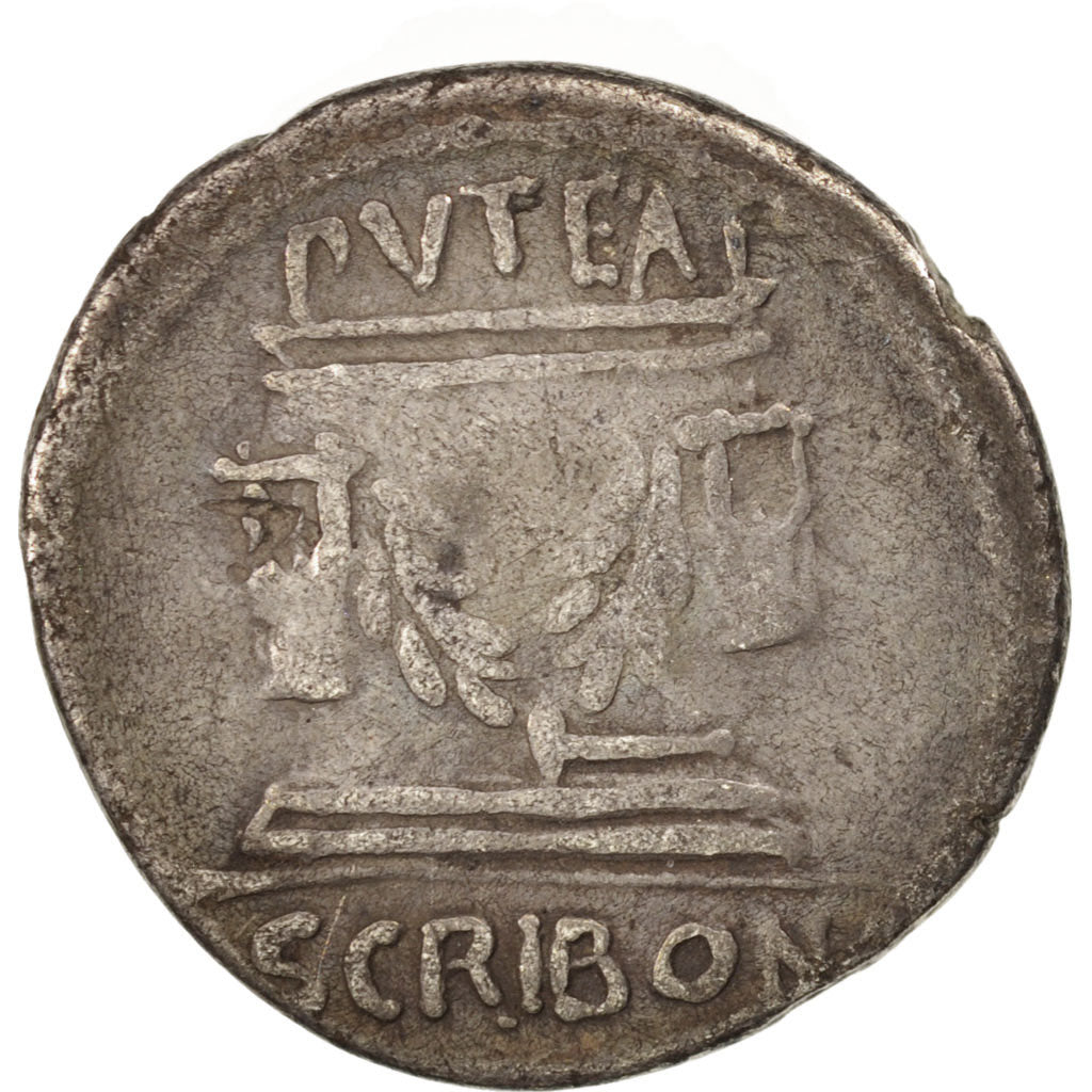 Coin, Scribonia, Denarius, 62 BC, Roma, VF(30-35), Silver, Sear:8a