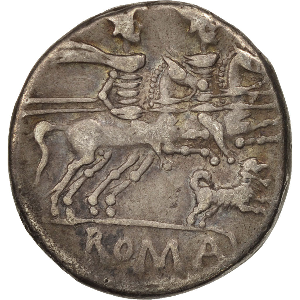 Antestia, Denarius, 146 BC, Roma, EF(40-45), Silver, Sear:1a