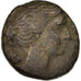 Sicily, Artemis, Syracuse (317-289 BC), Hemilitron, Syracuse, MB+, Bronzo