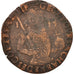 France, Token, Royal, Flandre espagnole, Charles V, 1543, TB, Cuivre, 28