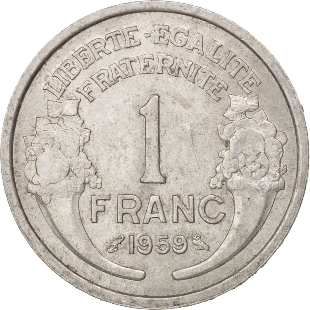 Monnaie, France, Morlon, Franc, 1959, SUP, Aluminium, KM:885a.1, Gadoury:473c
