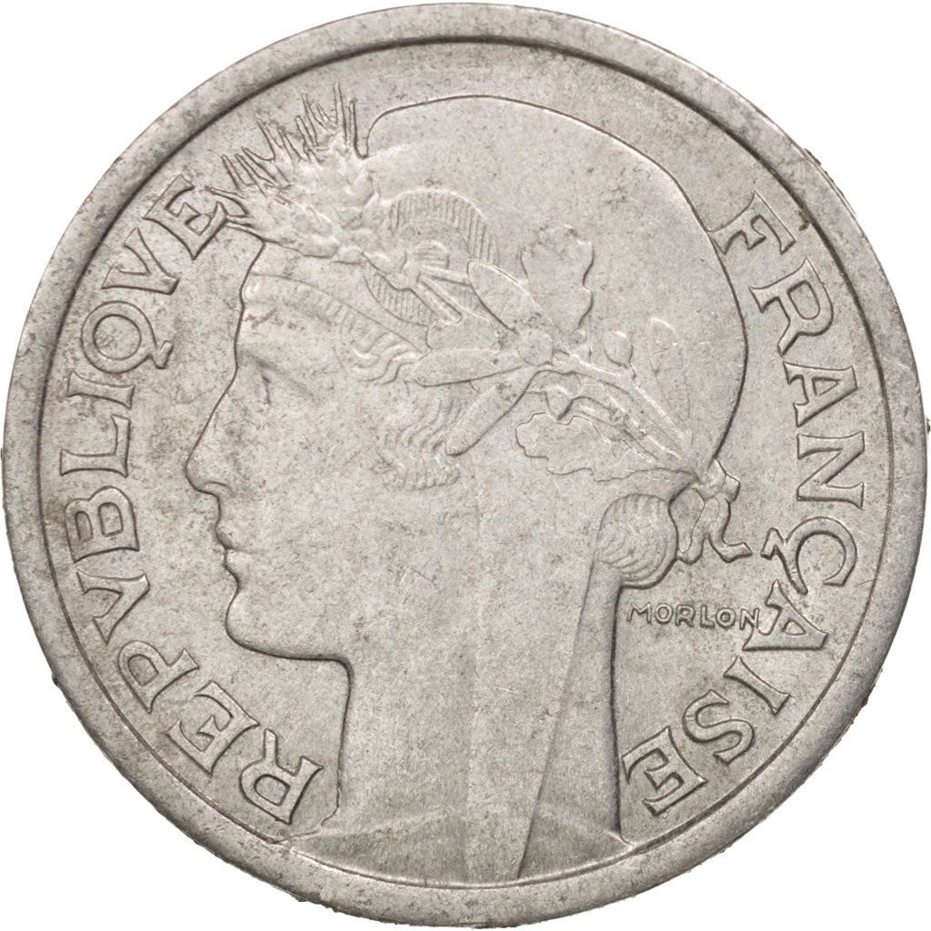 France, Morlon, Franc, 1959, MS(60-62), Aluminum, KM:885a.1, Gadoury:473c