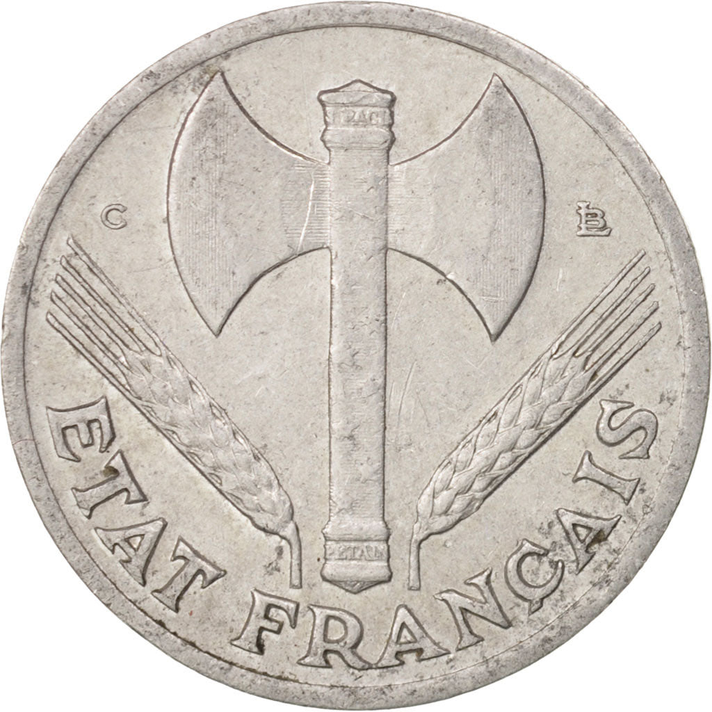 Coin, France, Bazor, 50 Centimes, 1944, Castelsarrasin, AU(50-53), Aluminum