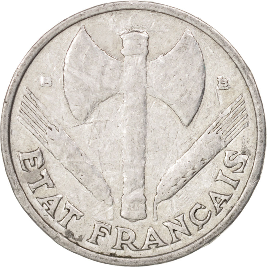 Coin, France, Bazor, 50 Centimes, 1944, Beaumont le Roger, VF(30-35), Aluminum