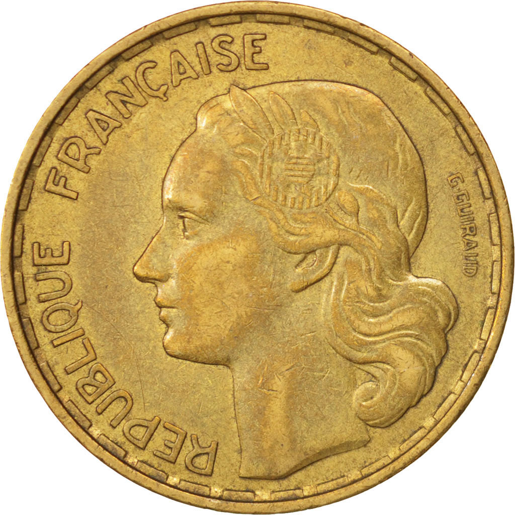 Münze, Frankreich, Guiraud, 50 Francs, 1952, Paris, SS+, Aluminum-Bronze