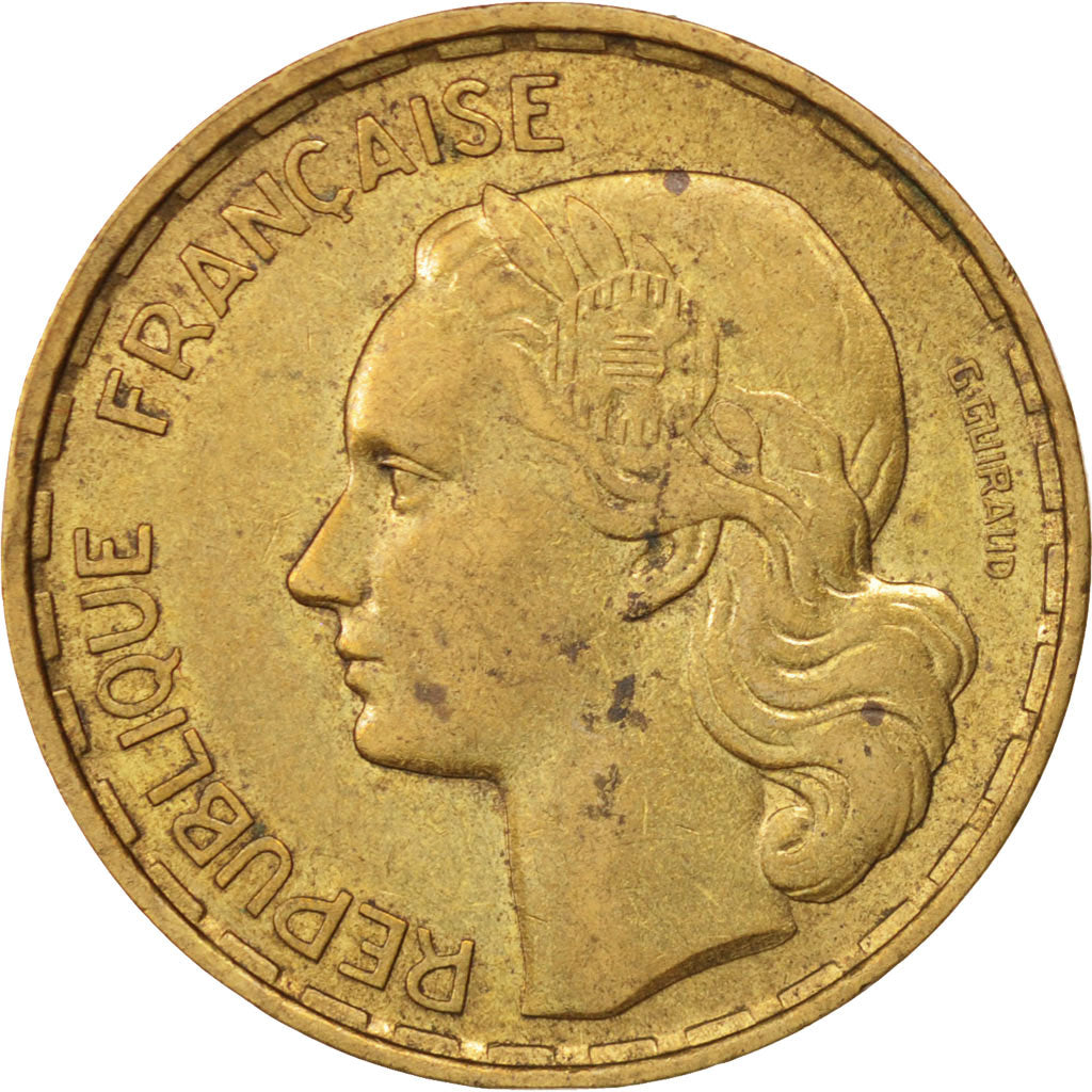 Münze, Frankreich, Guiraud, 50 Francs, 1953, Paris, SS+, Aluminum-Bronze