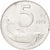 Coin, Italy, 5 Lire, 1973, Rome, MS(60-62), Aluminum, KM:92