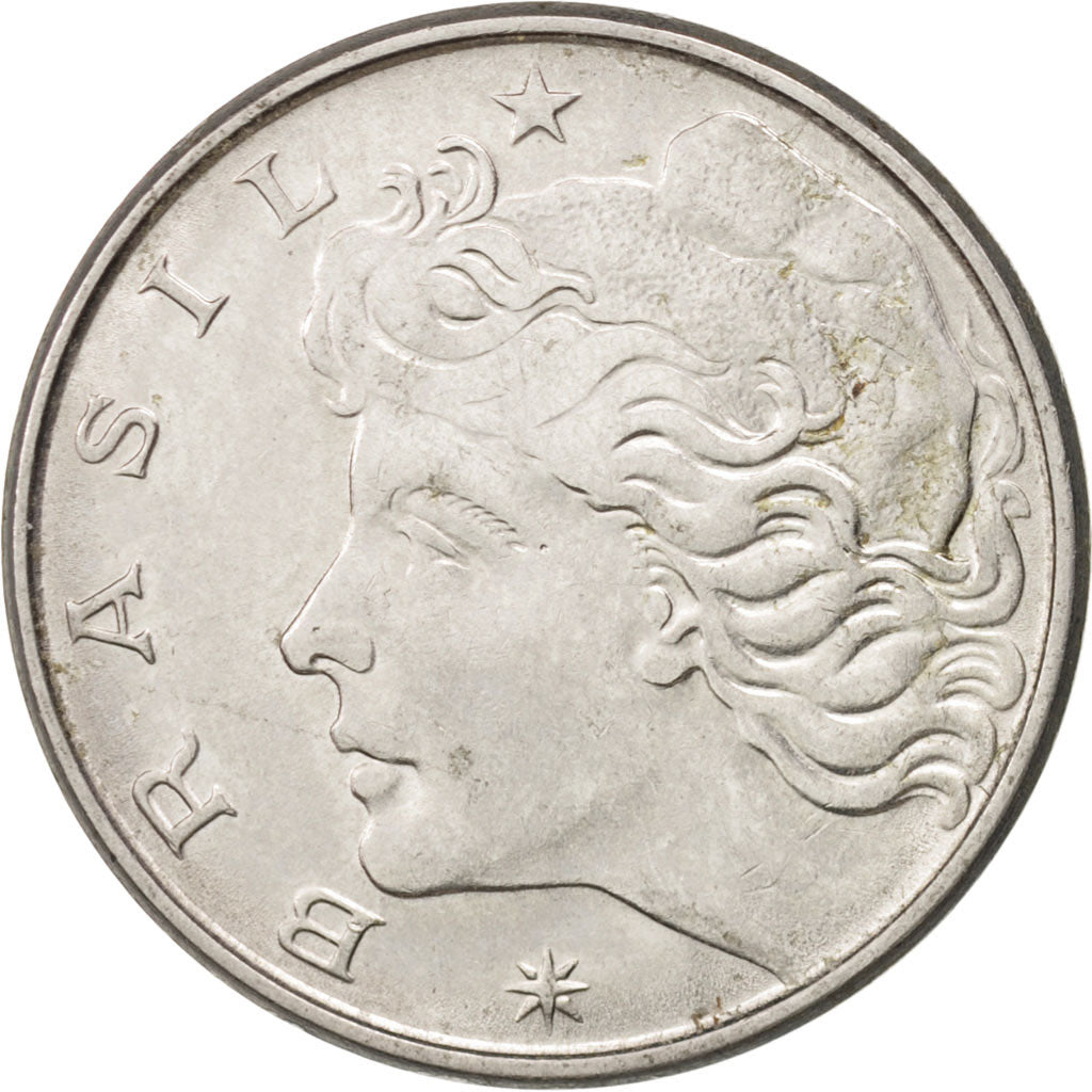 Coin, Brazil, 50 Centavos, 1979, AU(50-53), Stainless Steel, KM:580b
