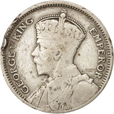Moneta, Nuova Zelanda, George V, 6 Pence, 1935, MB, Argento, KM:2