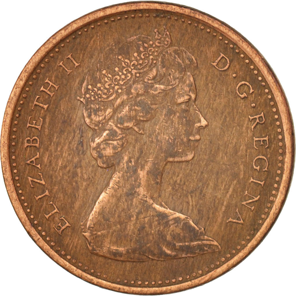 Coin, Canada, Elizabeth II, Cent, 1967, Royal Canadian Mint, Ottawa, AU(50-53)