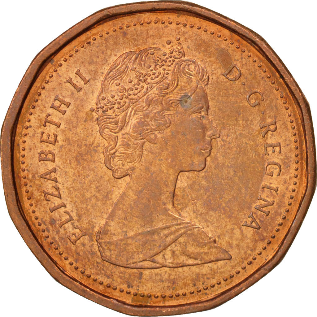 Coin, Canada, Elizabeth II, Cent, 1985, Royal Canadian Mint, Ottawa, AU(55-58)
