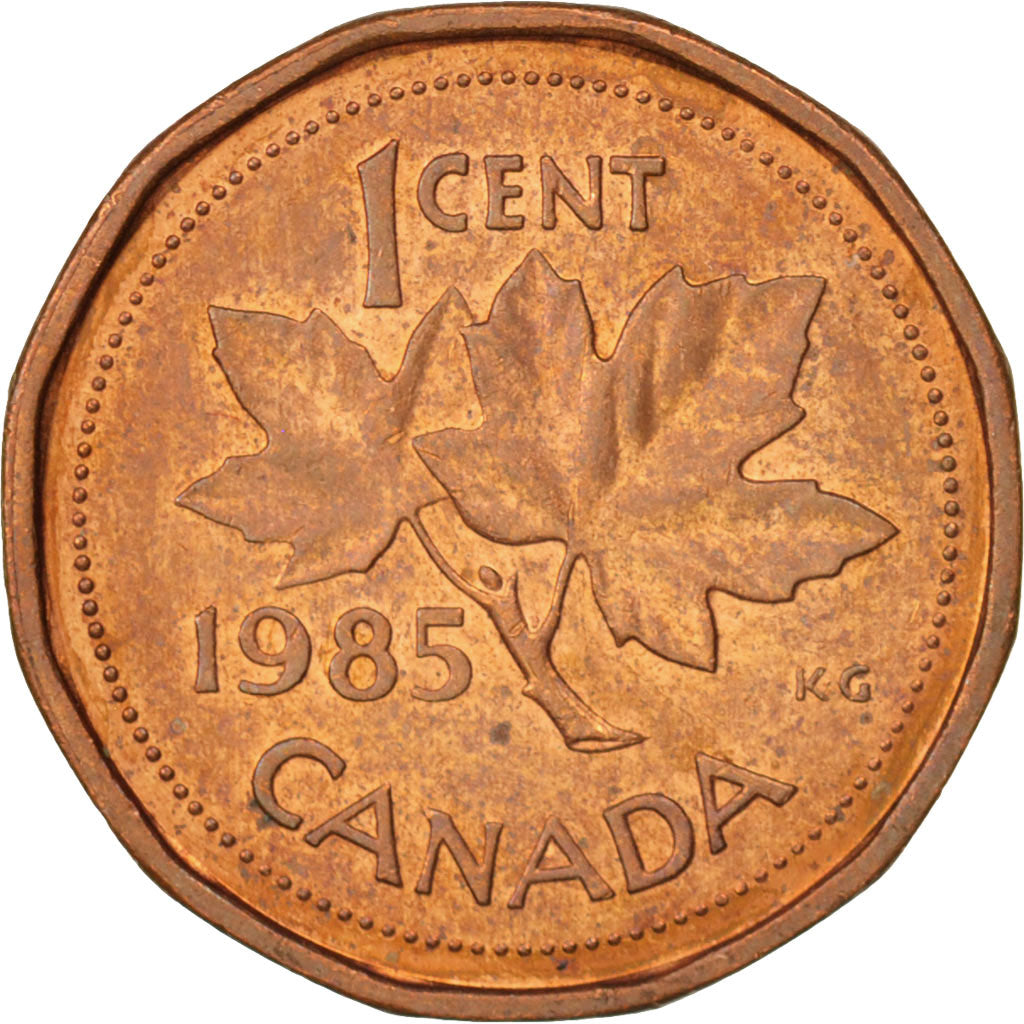 Coin, Canada, Elizabeth II, Cent, 1985, Royal Canadian Mint, Ottawa, AU(55-58)