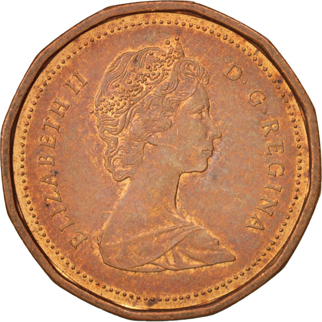 Coin, Canada, Elizabeth II, Cent, 1987, Royal Canadian Mint, Ottawa, AU(55-58)