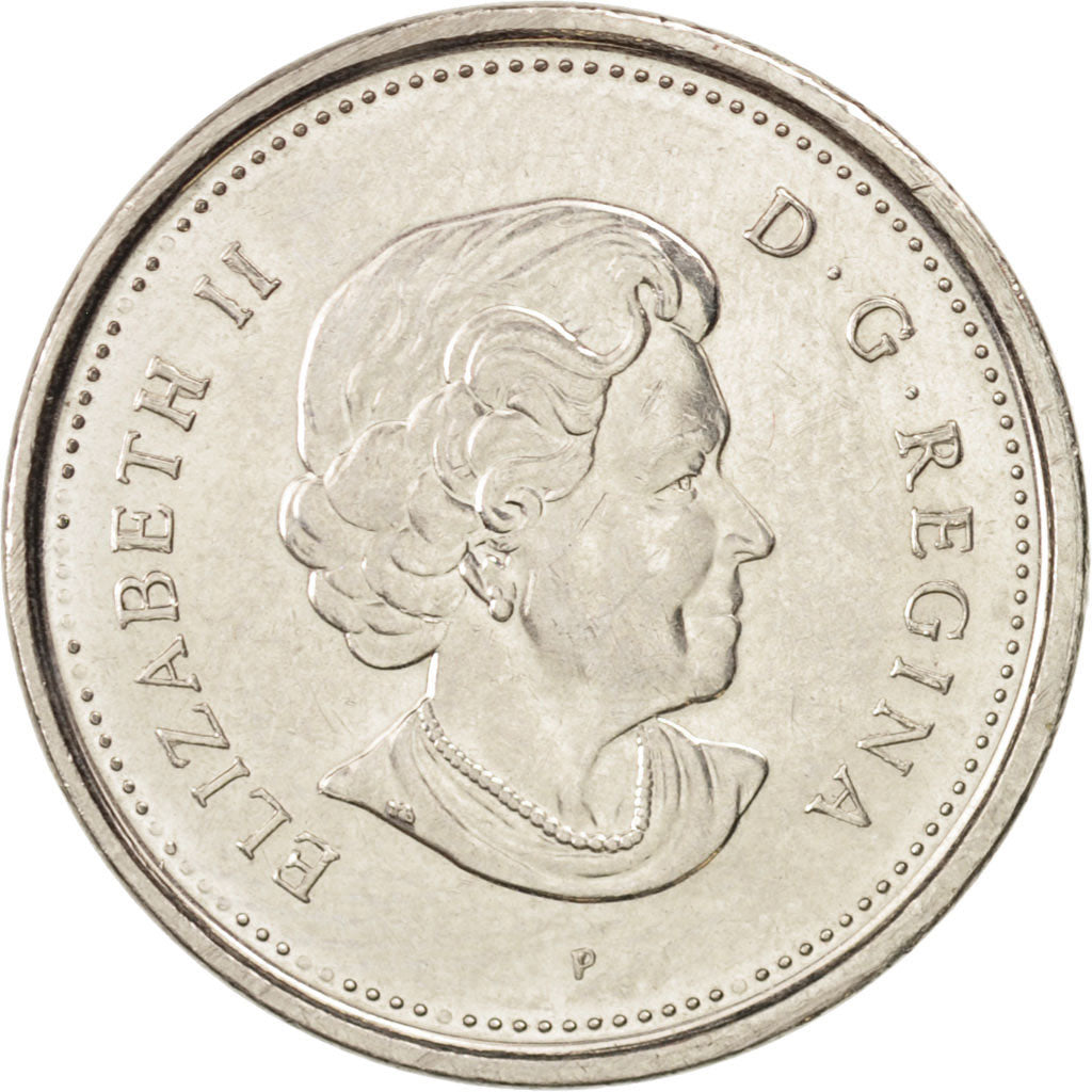 Canada, Elizabeth II, 5 Cents, 2004, Royal Canadian Mint, MS(63)