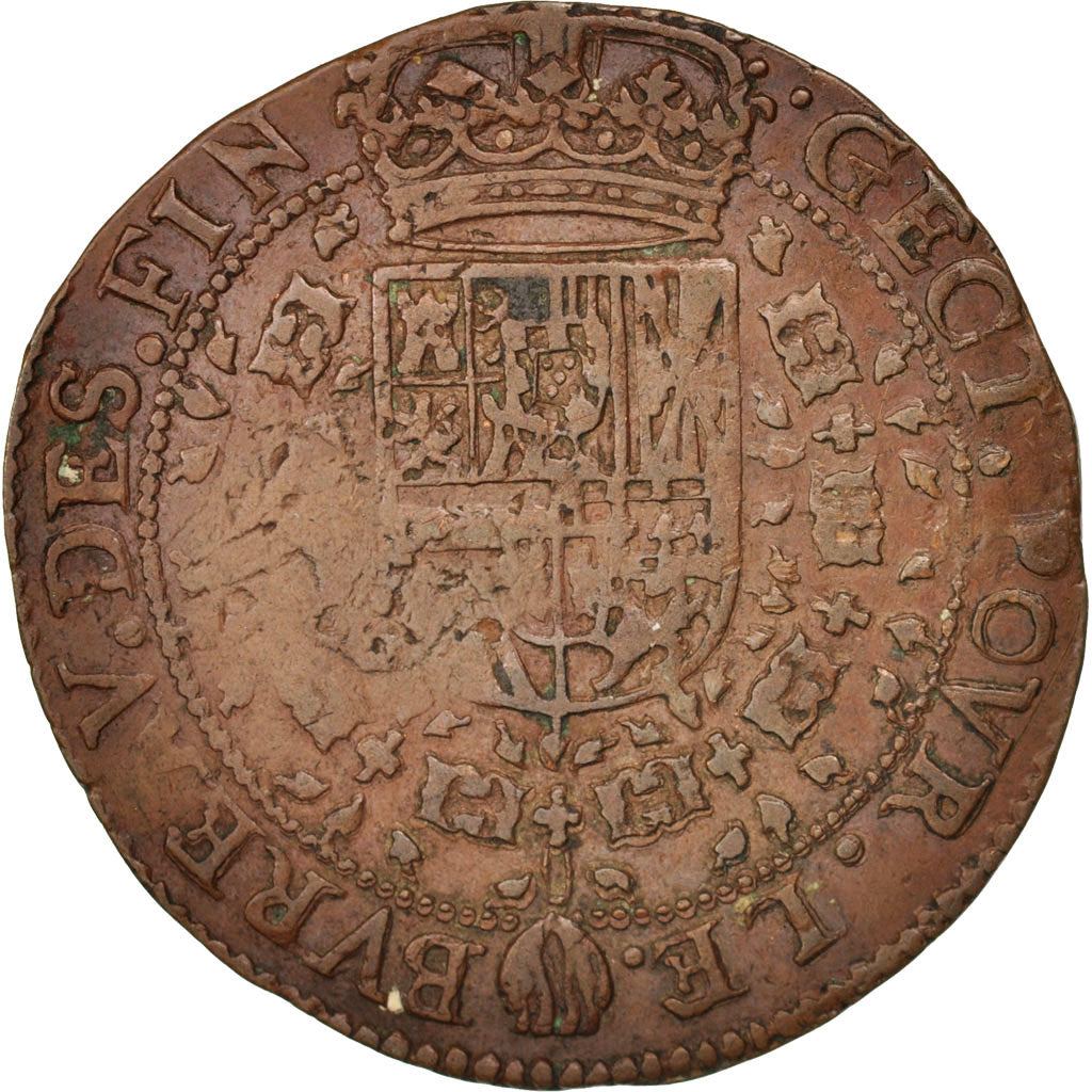 Holandia, Token, Belgia, Charles II, Bruxelles, Bureau des Finances, 1675