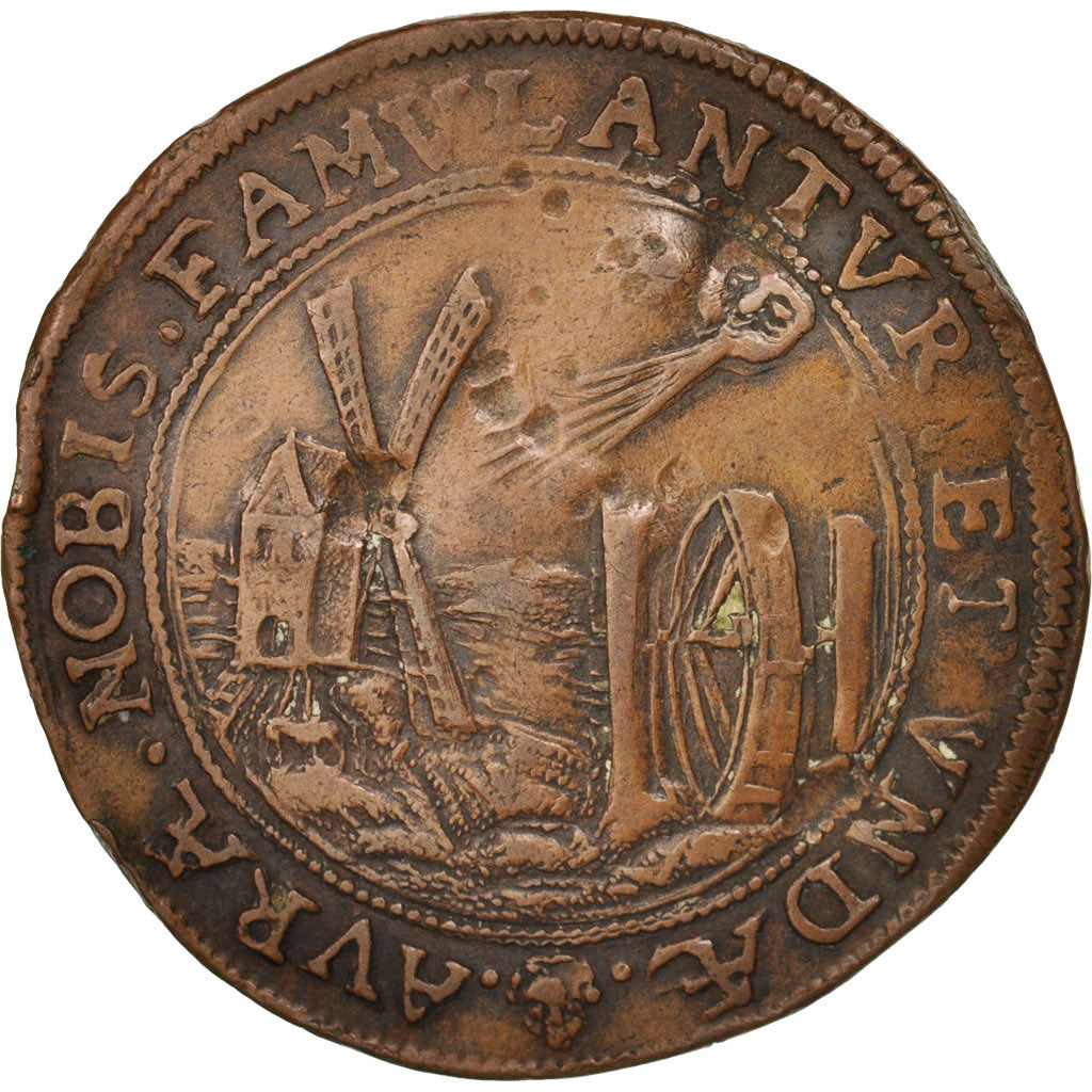 Paesi Bassi, Token, Belgium, Bruxelles, Jean Vander Tommen, 1650, BB+, Rame