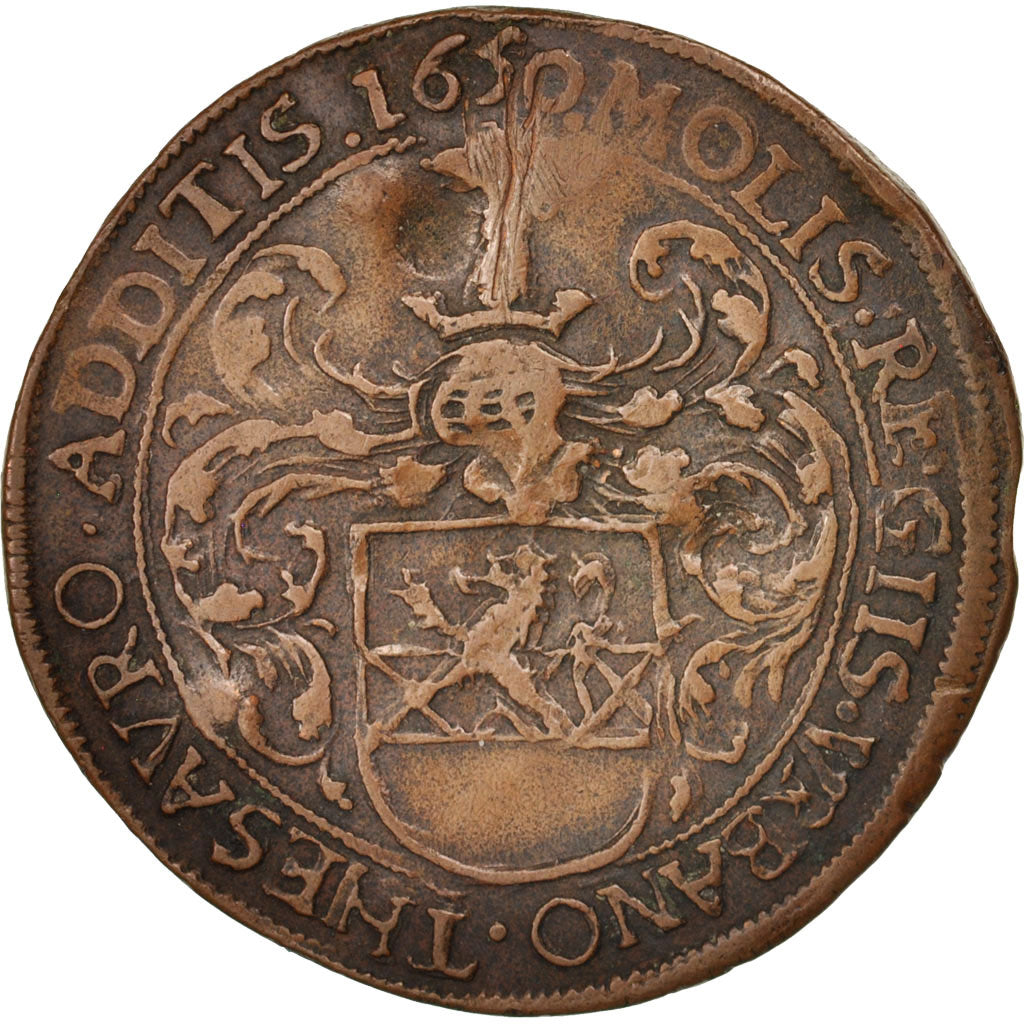 Paesi Bassi, Token, Belgium, Bruxelles, Jean Vander Tommen, 1650, BB+, Rame