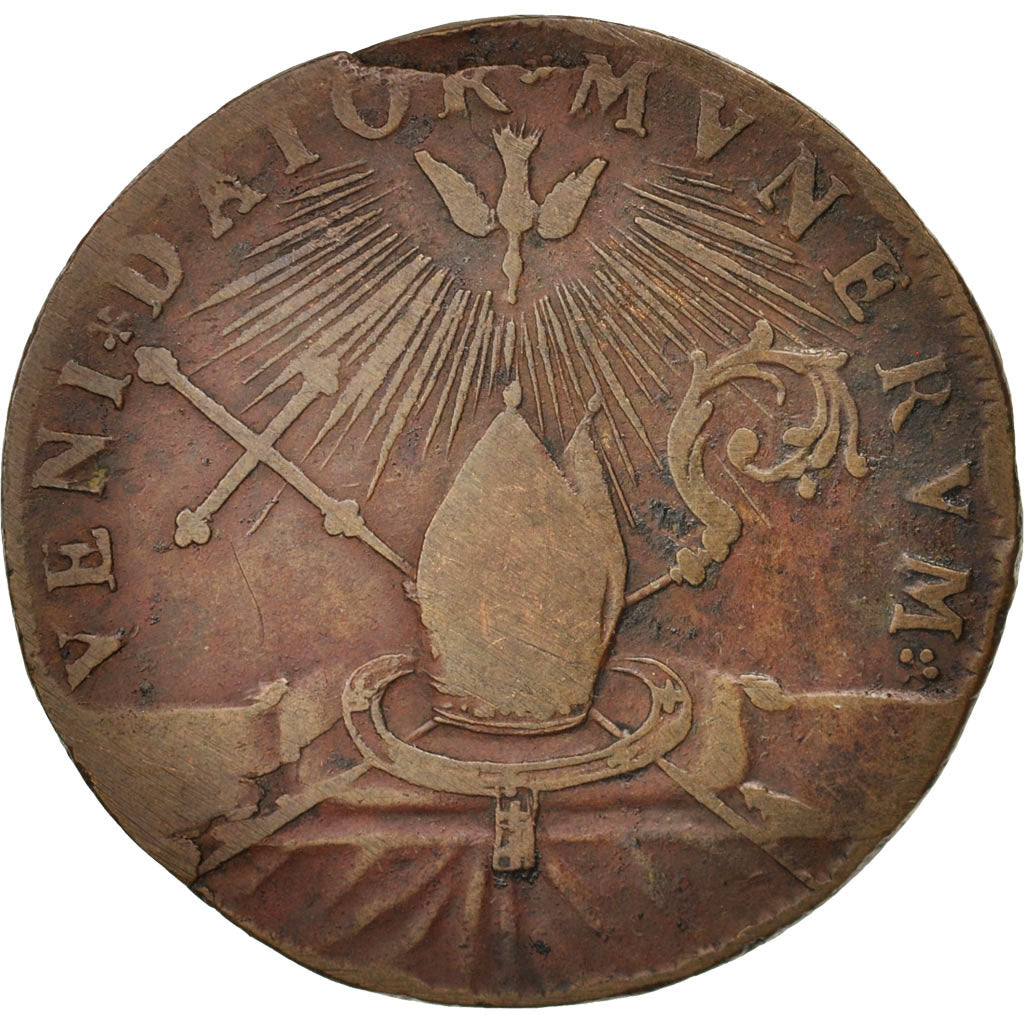 Francia, Token, Religion, Lille, Joseph Clément, Archevêque de Cologne, 1707
