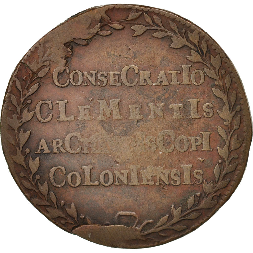 Francia, Token, Religion, Lille, Joseph Clément, Archevêque de Cologne, 1707