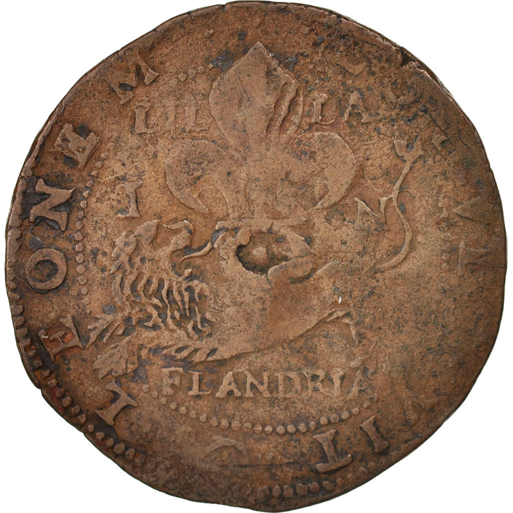 France, Token, Spanish Netherlands, Lille, La Fidélité de Lille, XVIth