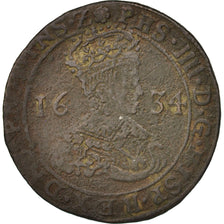 Francia, Token, Spanish Netherlands, Lille, Philippe IV, 1634, MB+, Rame