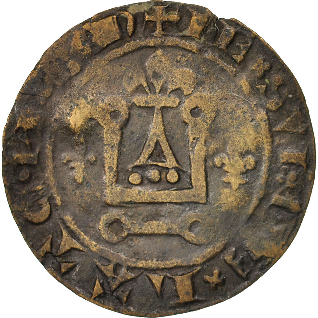 France, Token, token count, VF(20-25), Copper, 25