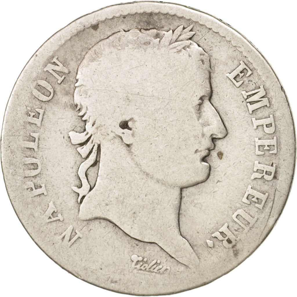 Francia, Napoléon I, Franc, 1808, Paris, B+, Argento, KM:682.1, Gadoury:446