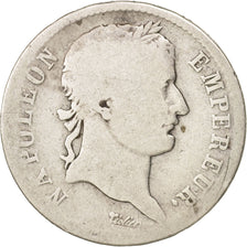 France, Napoléon I, Franc, 1808, Paris, B+, Argent, KM:682.1, Gadoury:446