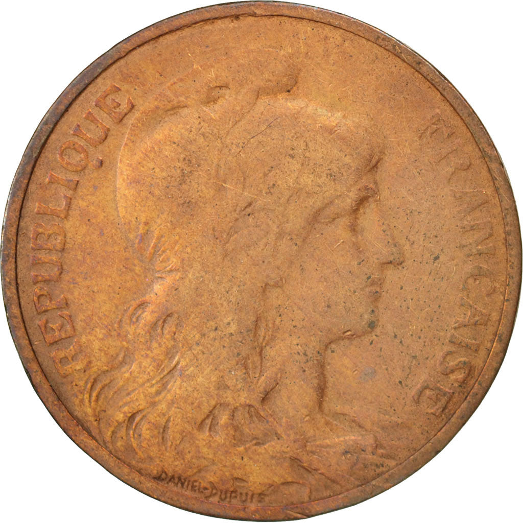 Coin, France, Dupuis, 5 Centimes, 1908, Paris, VF(30-35), Bronze, KM:842