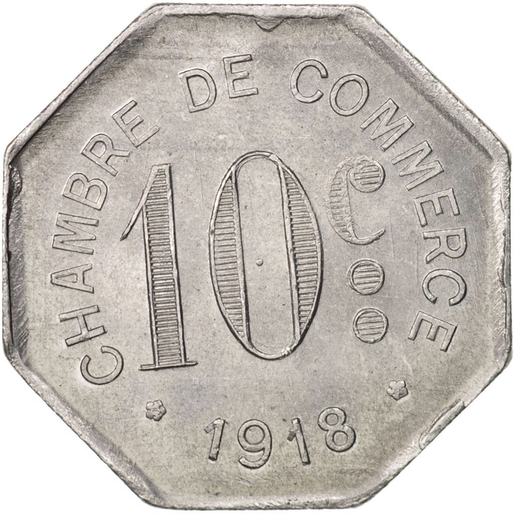 Coin, France, 10 Centimes, 1918, MS(64), Aluminium, Elie:10.2