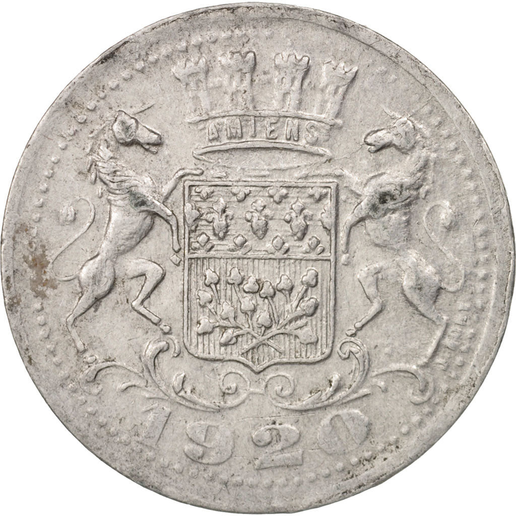 Moneta, Francia, 10 Centimes, 1920, BB, Alluminio, Elie:10.1